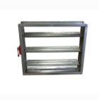 弹片密封型3C排烟防火阀的内部结构